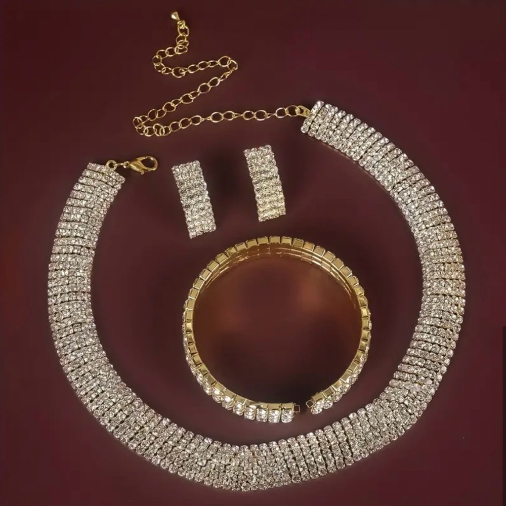 Matching Necklace, Bracelet, and Earring Set - Picture 2 of 6